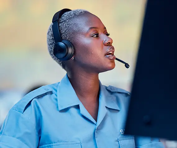 dispatcher on a call